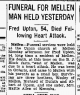 Fred Upton 1941 obituary