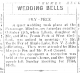 Fry - Peck wedding 1932