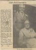 Charles Hamilton - Nellie Hewitt 50th Anniversary