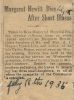 Margaret (Hewitt) Stamp obituary