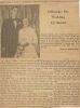Mary Fox & Bernard O'Rourke wedding article