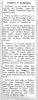 Vernal Harrison 1972 obituary