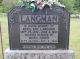 Basil Roe Langman & Meril Fader headstone