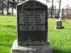 William Henry Harrison & Margaret Warner headstone