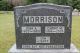 John Alexander Morrison & Carrie May Barry headstone