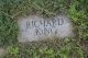 Richard King footstone