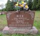 Ralph Bice & Edna Merrifield headstone