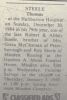 Thomas Steele obituary